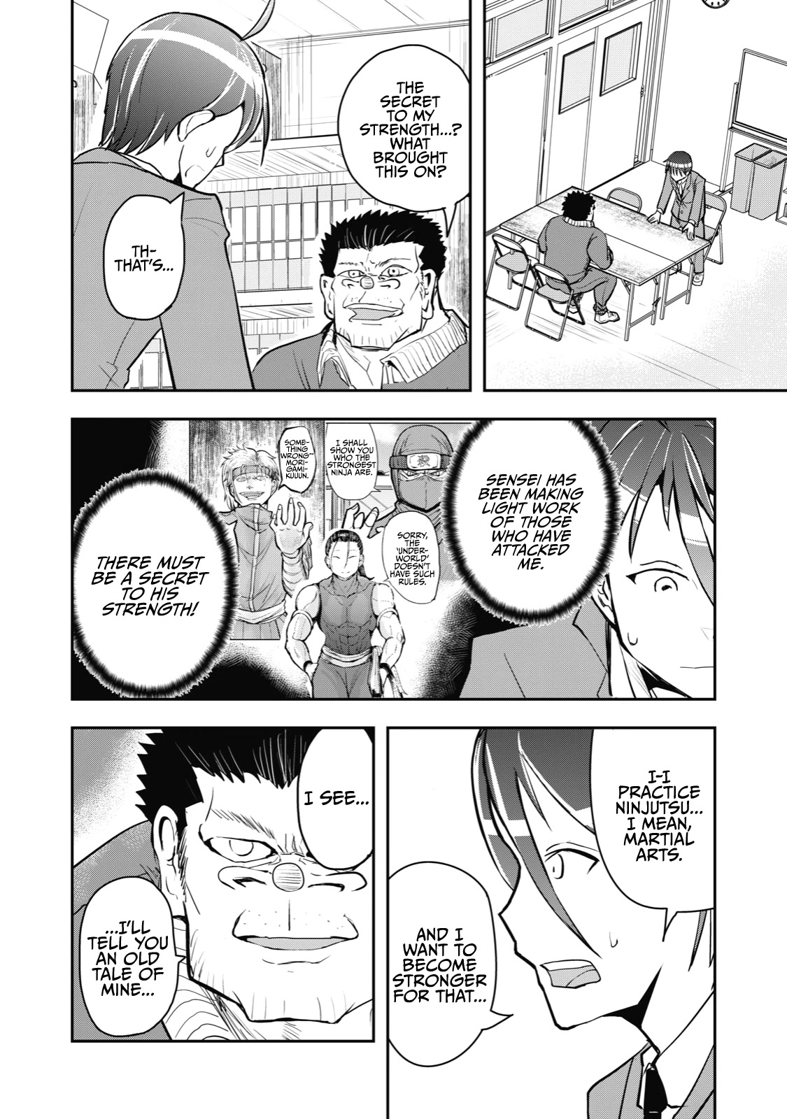 A Manga About the Kind of PE Teacher Who Dies at the Start of a School Horror Movie Chapter 41 page 2 - Chapter 41: The type of manga to go overly into a character's past as it unfolds