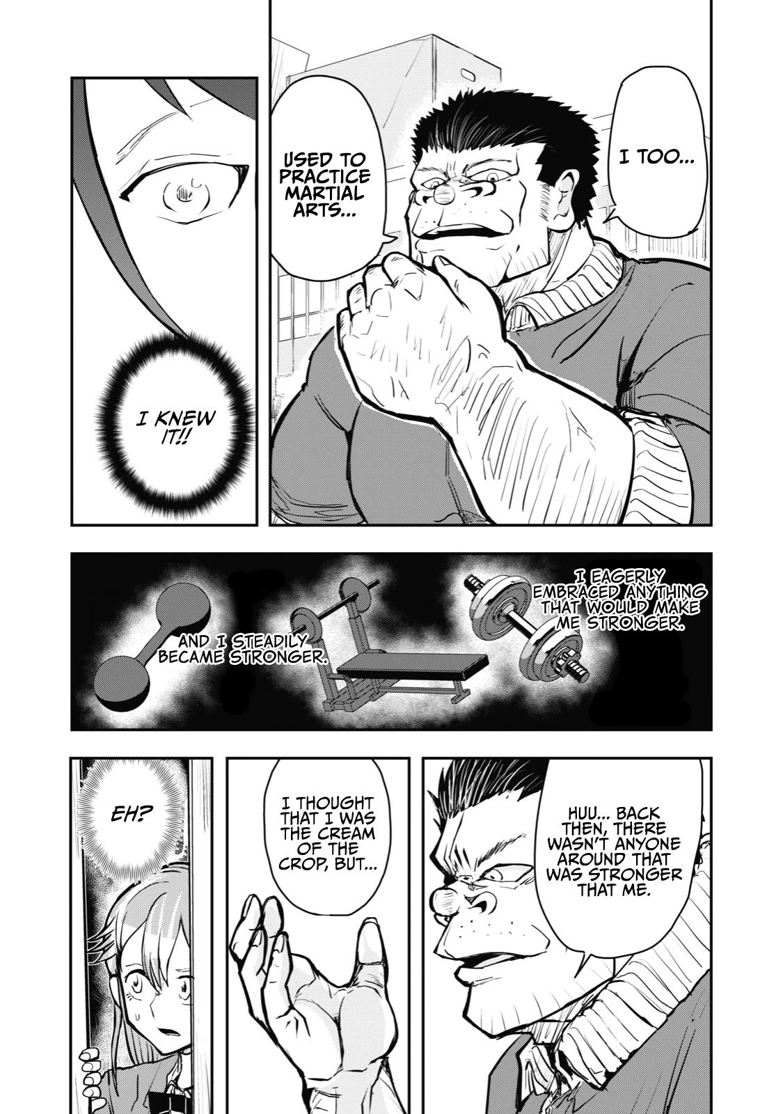 A Manga About the Kind of PE Teacher Who Dies at the Start of a School Horror Movie Chapter 41 page 3 - Chapter 41: The type of manga to go overly into a character's past as it unfolds