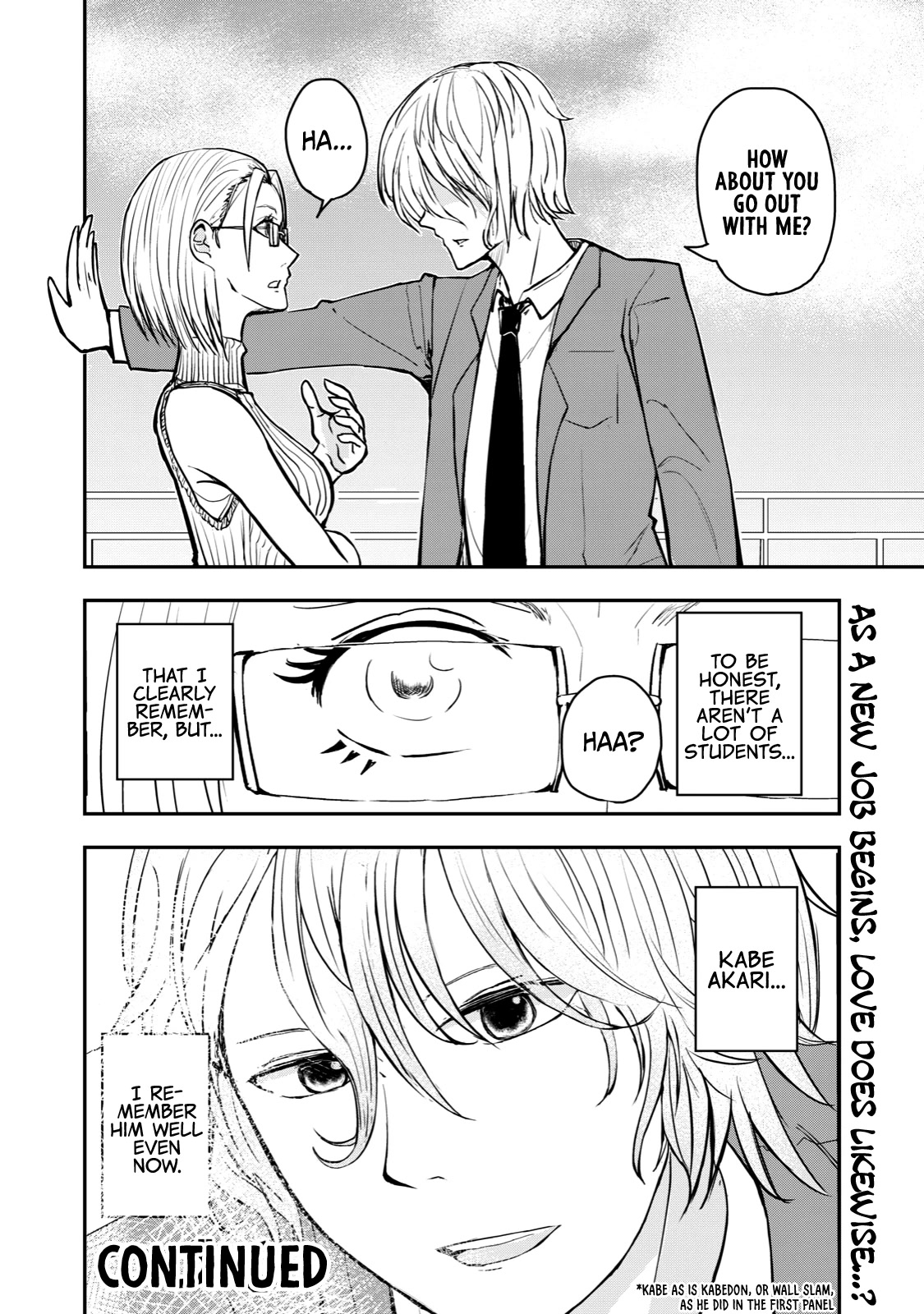 A Manga About the Kind of PE Teacher Who Dies at the Start of a School Horror Movie Chapter 43 page 10 - Chapter 43: The type of math teacher to fall in love from a wall slam
