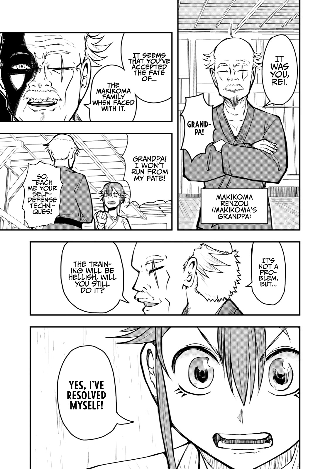 A Manga About the Kind of PE Teacher Who Dies at the Start of a School Horror Movie Chapter 45 page 3 - Chapter 45: The type of heroine to go "I don't want to always just be protected." and train to gain the strength to fight in a shounen manga