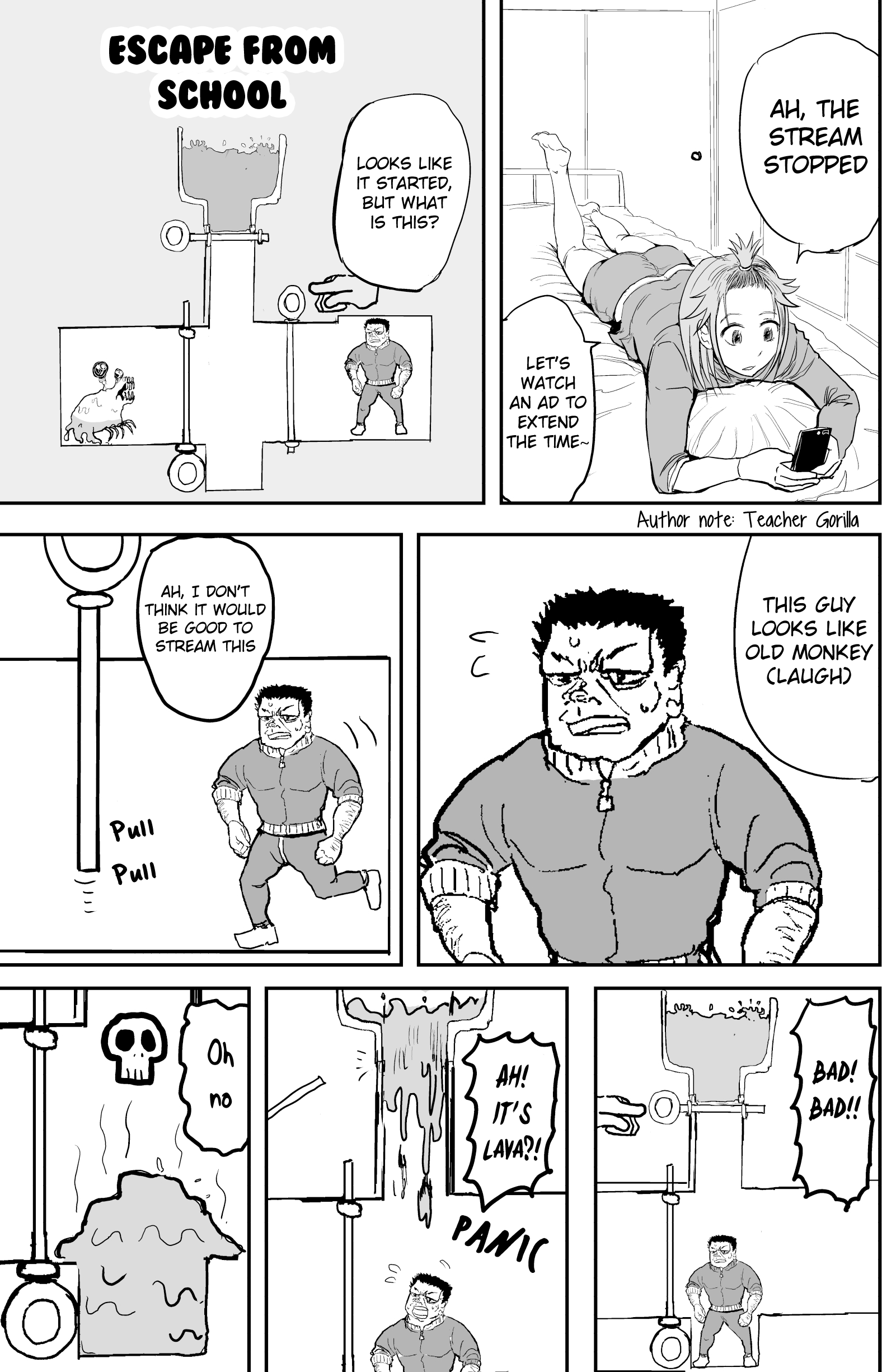 A Manga About the Kind of PE Teacher Who Dies at the Start of a School Horror Movie Chapter 5 page 2 - Chapter 5