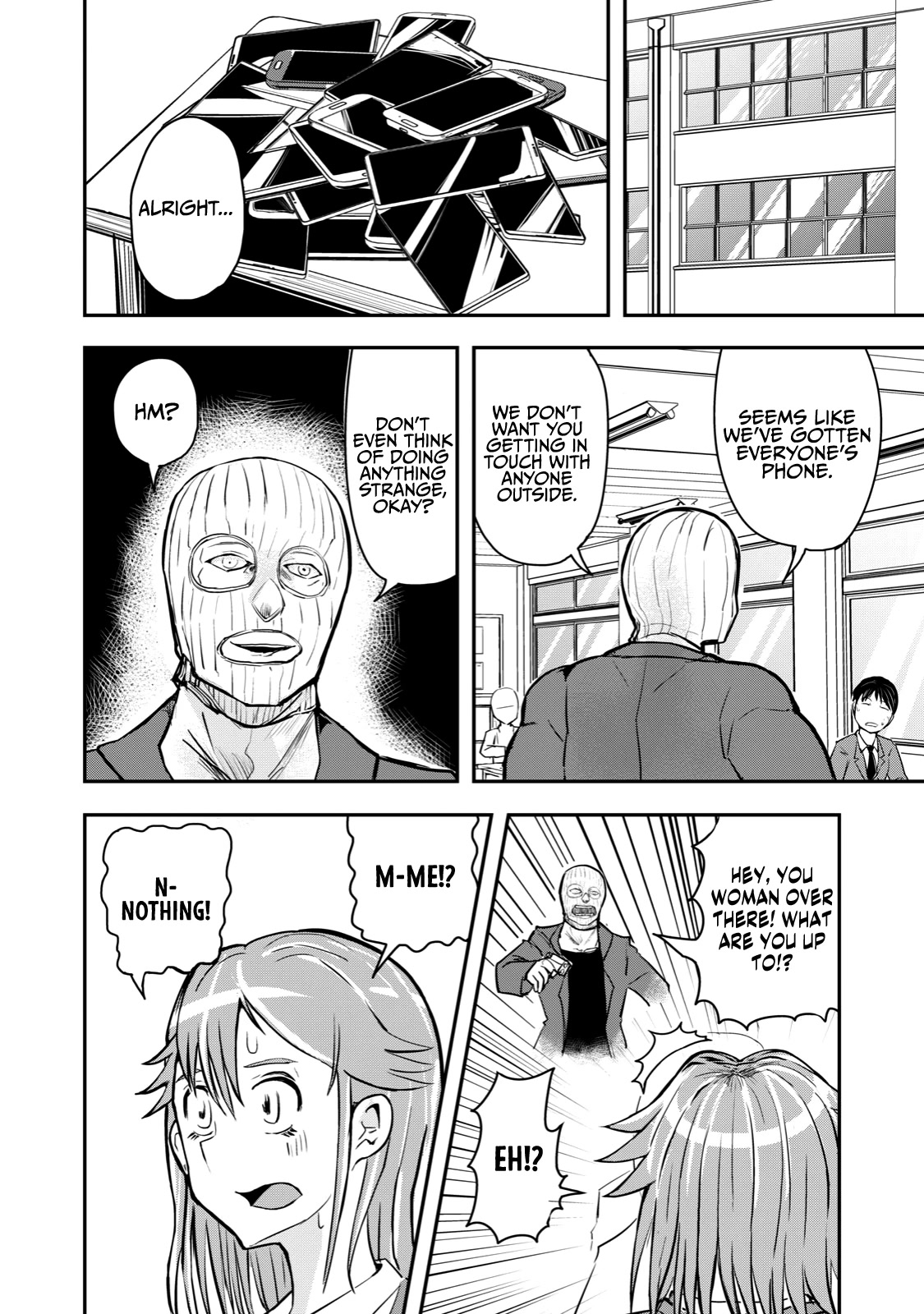 A Manga About the Kind of PE Teacher Who Dies at the Start of a School Horror Movie Chapter 50 page 4 - Chapter 50: The type of manga that seems to be ending when the main character says they're going to America Pt. 2