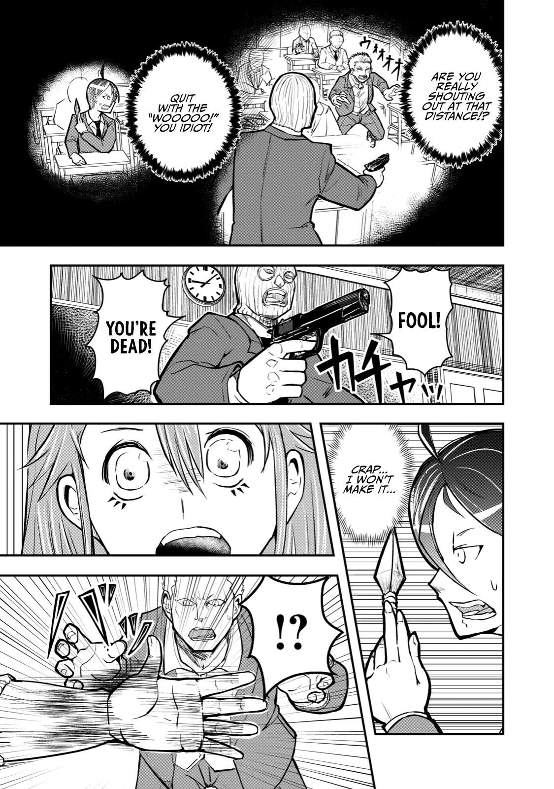 A Manga About the Kind of PE Teacher Who Dies at the Start of a School Horror Movie Chapter 50 page 9 - Chapter 50: The type of manga that seems to be ending when the main character says they're going to America Pt. 2