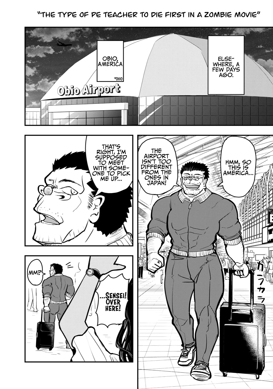 A Manga About the Kind of PE Teacher Who Dies at the Start of a School Horror Movie Chapter 53 page 8 - Chapter 53: The type of enemy to attack when the main character is absent