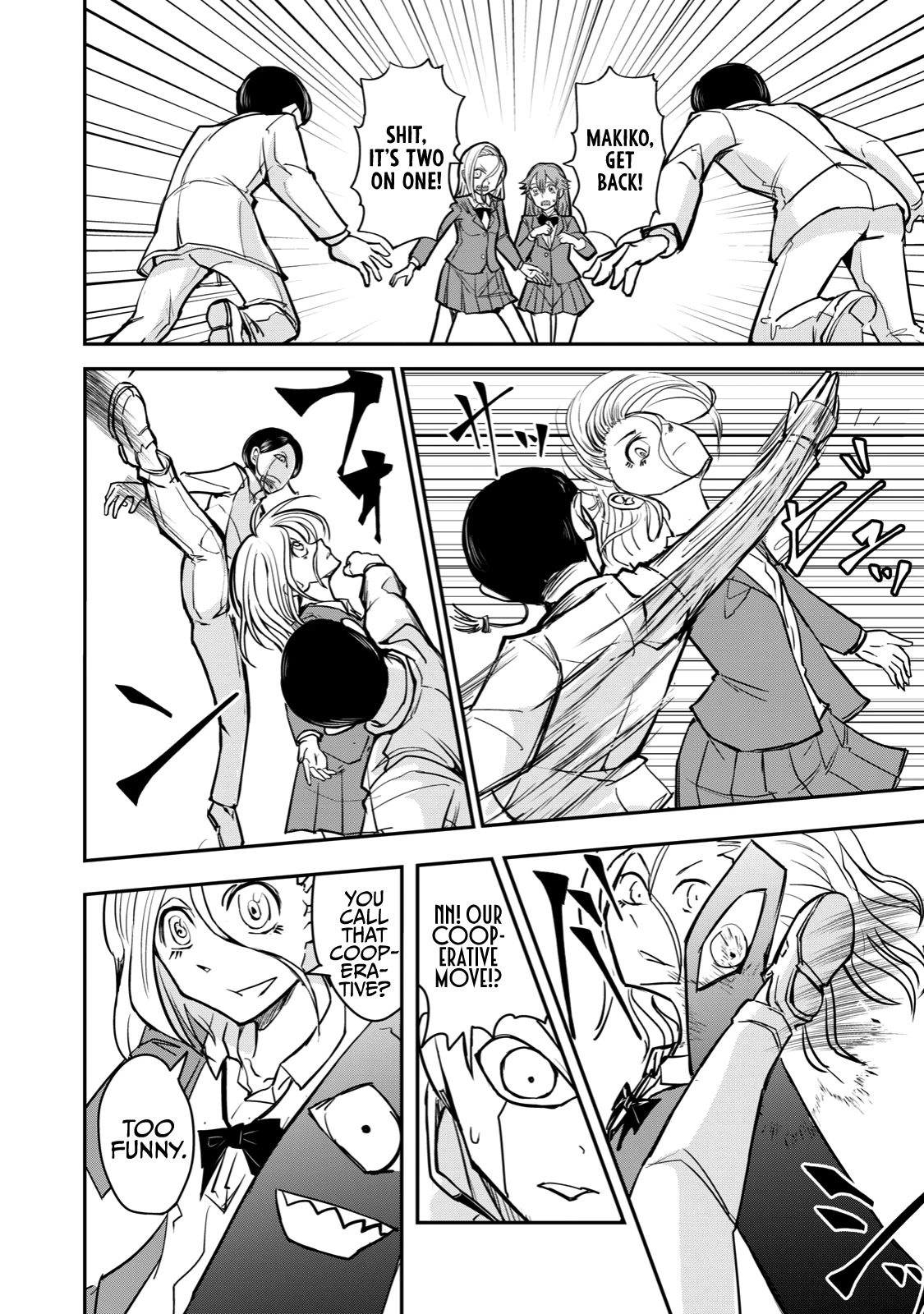 A Manga About the Kind of PE Teacher Who Dies at the Start of a School Horror Movie Chapter 54 page 10 - Chapter 54: The type of twins only found in battle manga