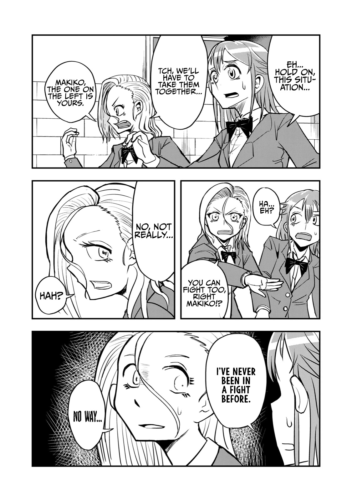 A Manga About the Kind of PE Teacher Who Dies at the Start of a School Horror Movie Chapter 54 page 9 - Chapter 54: The type of twins only found in battle manga