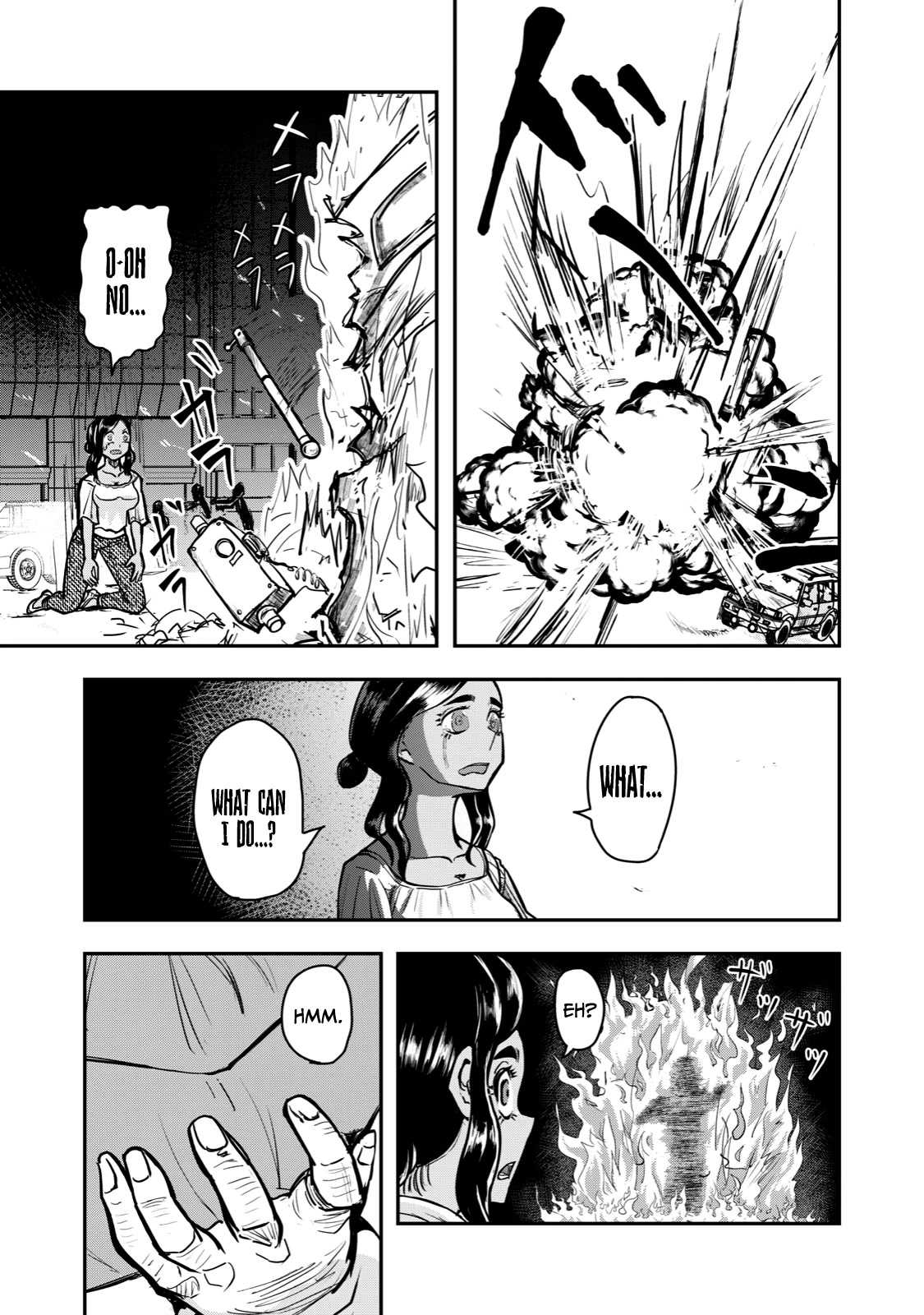 A Manga About the Kind of PE Teacher Who Dies at the Start of a School Horror Movie Chapter 55 page 9 - Chapter 55: The type of helicopter to crash at the start of a zombie movie