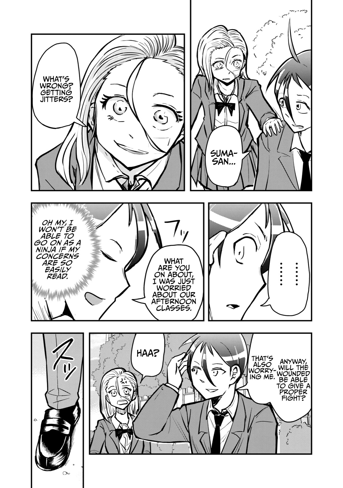 A Manga About the Kind of PE Teacher Who Dies at the Start of a School Horror Movie Chapter 56 page 14 - Chapter 56: The type of side character to struggle in the protagonist's absence