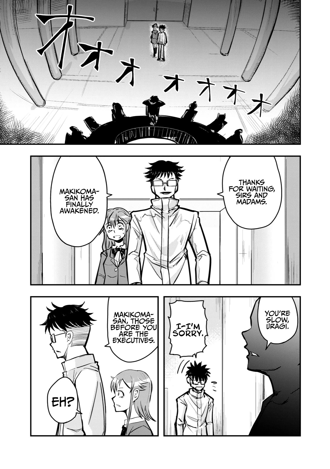 A Manga About the Kind of PE Teacher Who Dies at the Start of a School Horror Movie Chapter 57 page 5 - Chapter 57: The type of executives too coolly appear in a battle manga