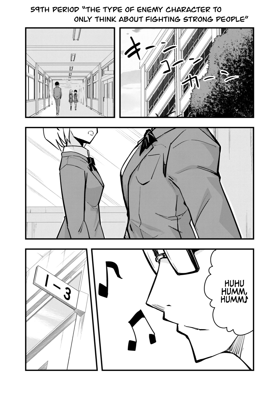 A Manga About the Kind of PE Teacher Who Dies at the Start of a School Horror Movie Chapter 59 page 1 - Chapter 59: The type of enemy character to only think about fighting strong people