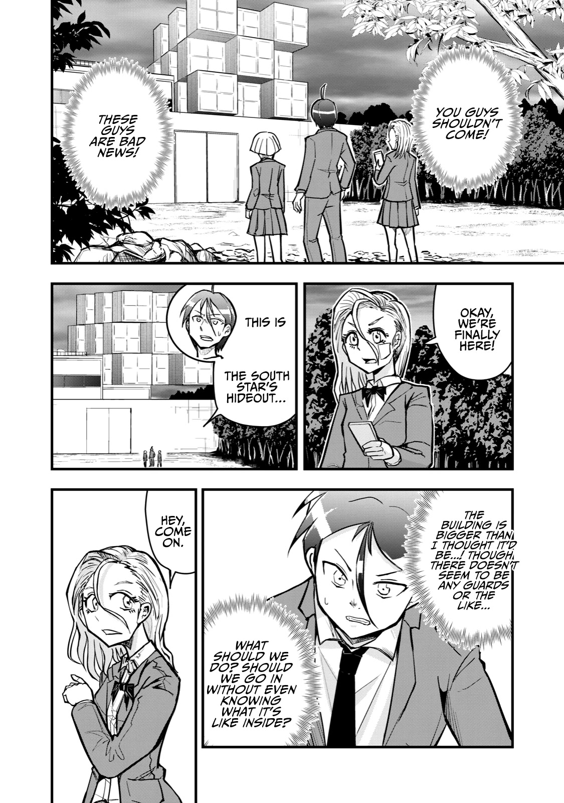A Manga About the Kind of PE Teacher Who Dies at the Start of a School Horror Movie Chapter 59 page 10 - Chapter 59: The type of enemy character to only think about fighting strong people