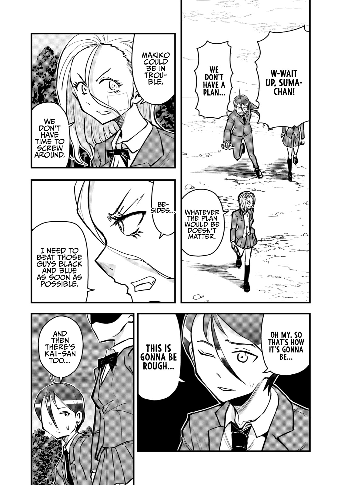 A Manga About the Kind of PE Teacher Who Dies at the Start of a School Horror Movie Chapter 59 page 11 - Chapter 59: The type of enemy character to only think about fighting strong people