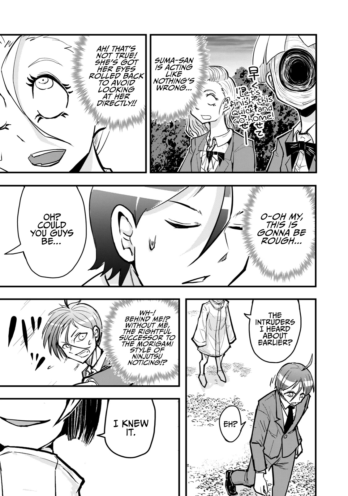 A Manga About the Kind of PE Teacher Who Dies at the Start of a School Horror Movie Chapter 59 page 13 - Chapter 59: The type of enemy character to only think about fighting strong people