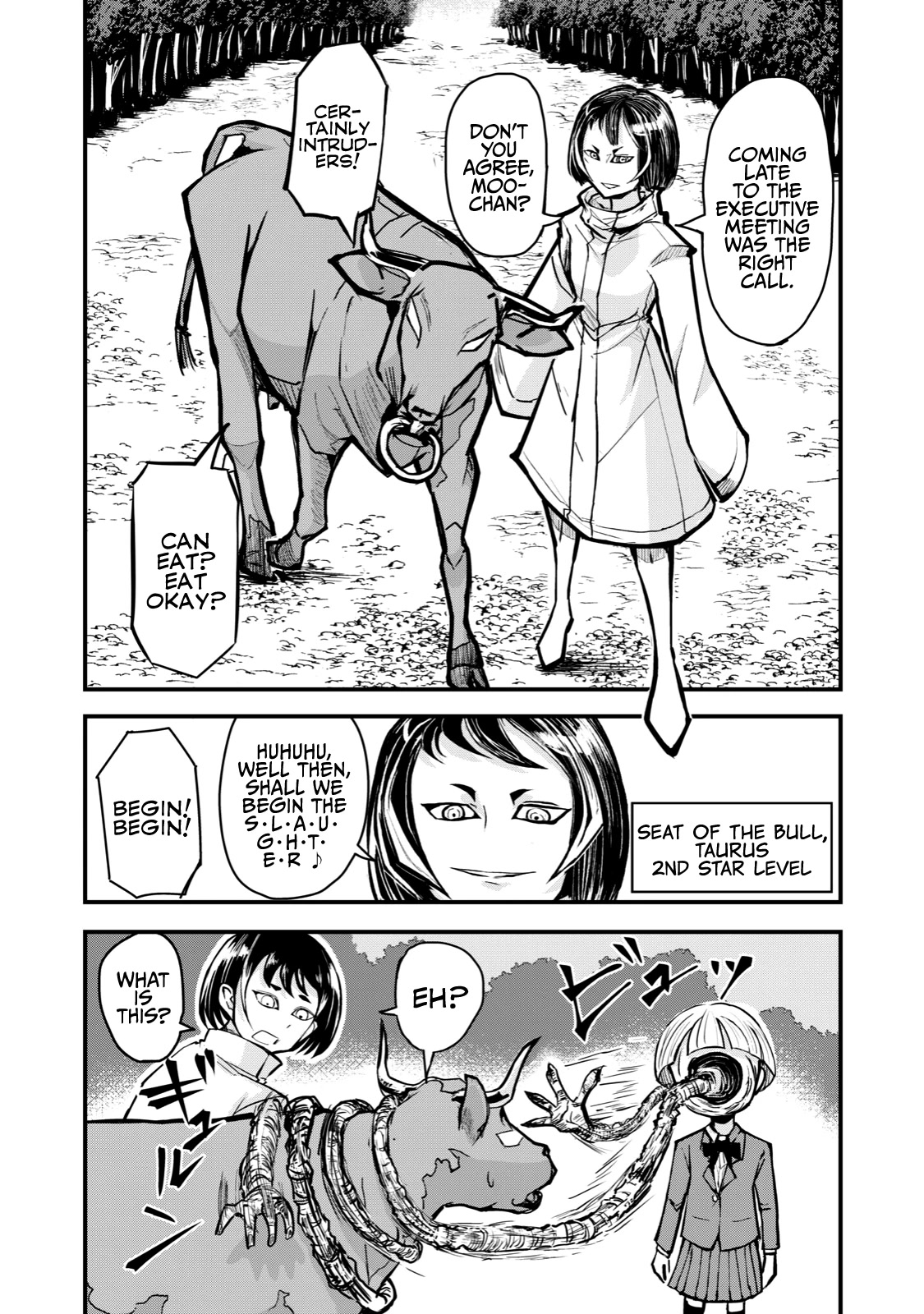 A Manga About the Kind of PE Teacher Who Dies at the Start of a School Horror Movie Chapter 59 page 14 - Chapter 59: The type of enemy character to only think about fighting strong people