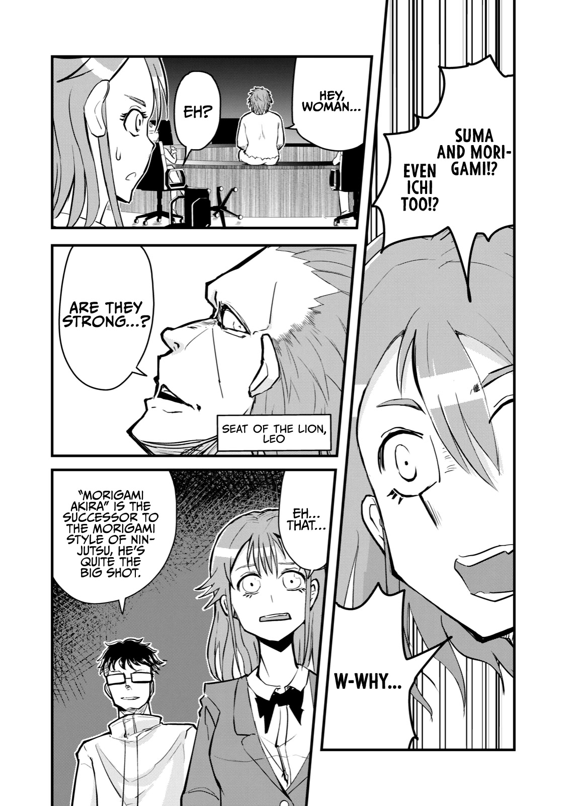 A Manga About the Kind of PE Teacher Who Dies at the Start of a School Horror Movie Chapter 59 page 7 - Chapter 59: The type of enemy character to only think about fighting strong people