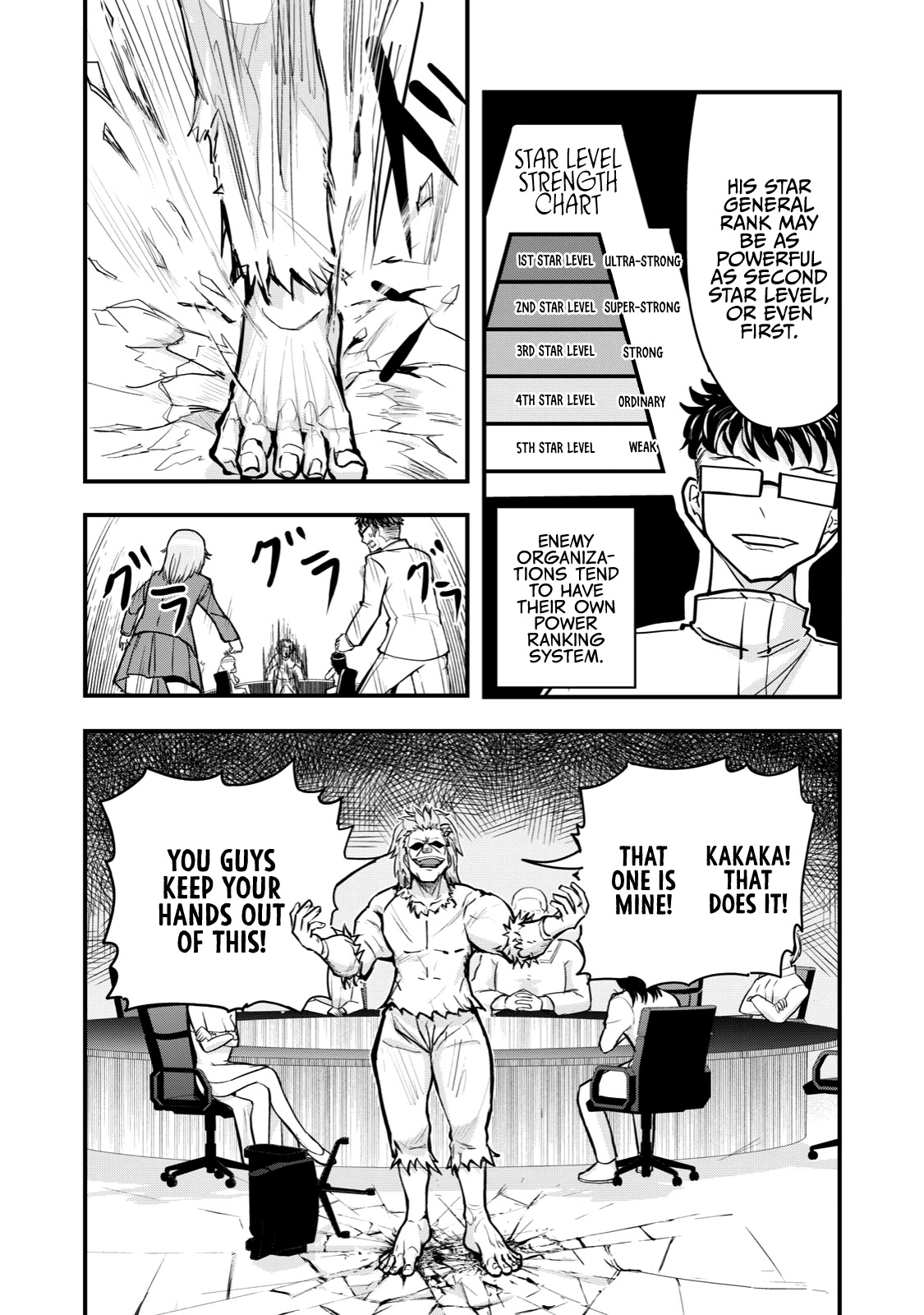A Manga About the Kind of PE Teacher Who Dies at the Start of a School Horror Movie Chapter 59 page 8 - Chapter 59: The type of enemy character to only think about fighting strong people