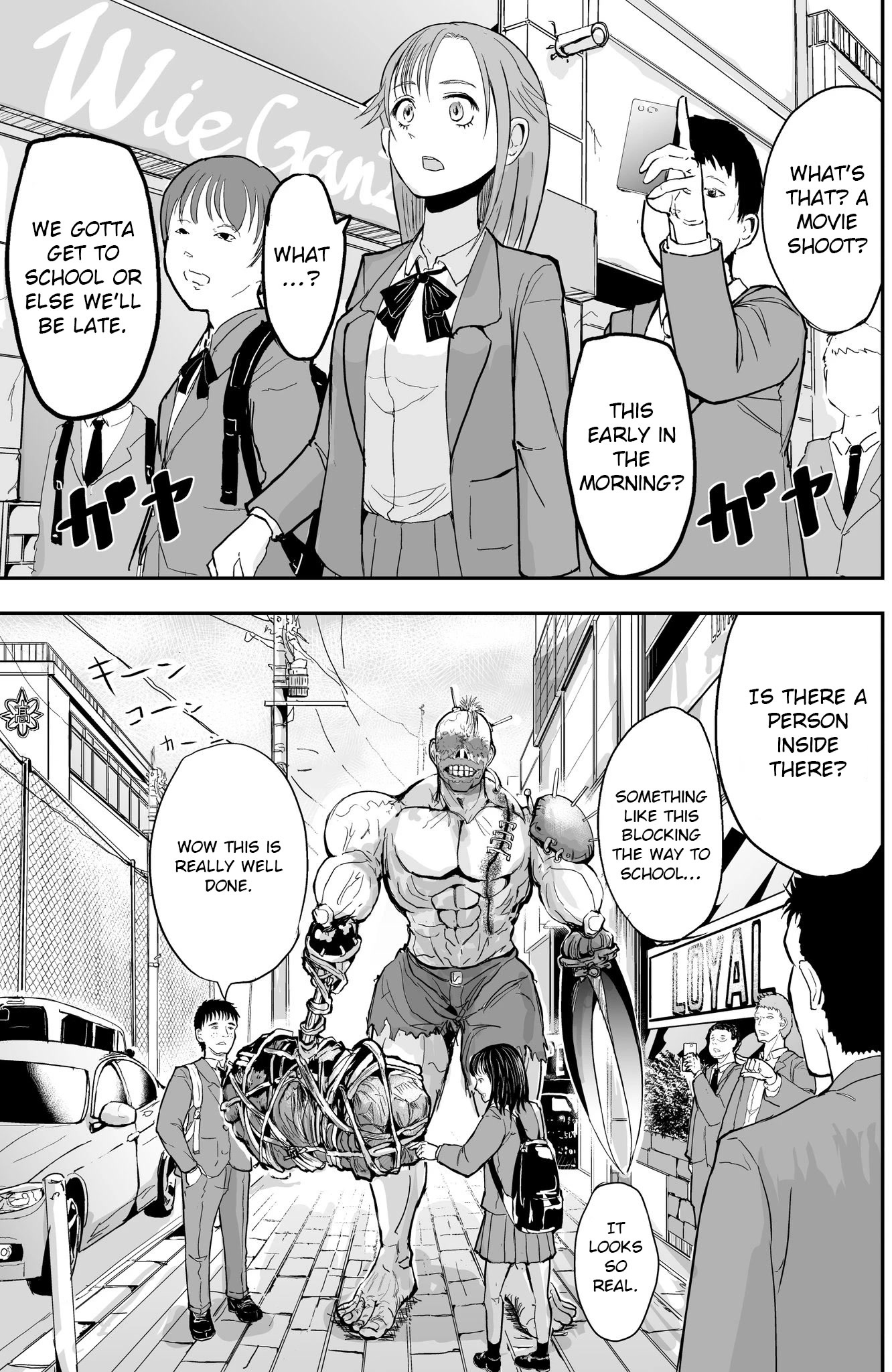 A Manga About the Kind of PE Teacher Who Dies at the Start of a School Horror Movie Chapter 6 page 1 - Chapter 6