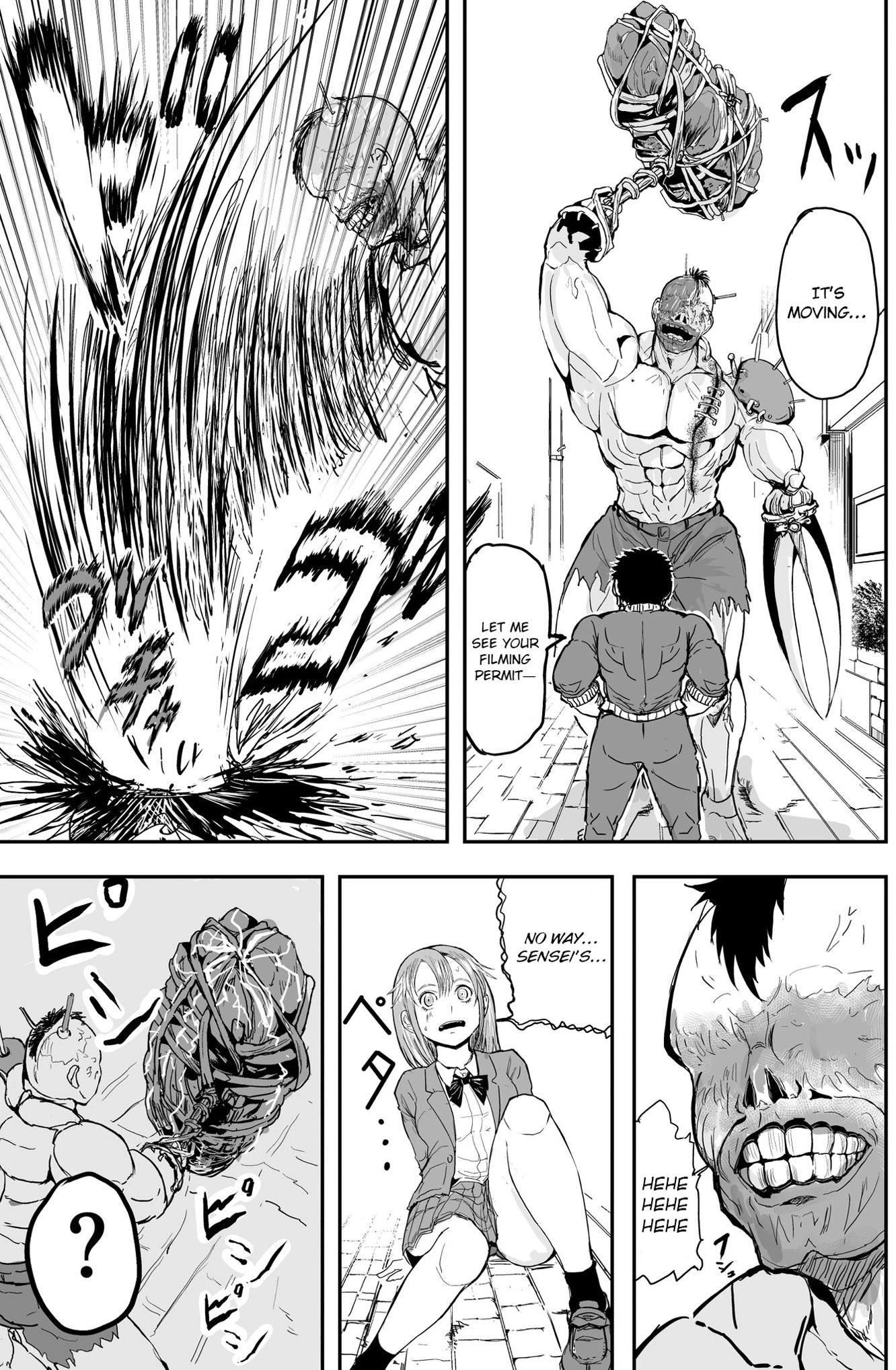A Manga About the Kind of PE Teacher Who Dies at the Start of a School Horror Movie Chapter 6 page 3 - Chapter 6