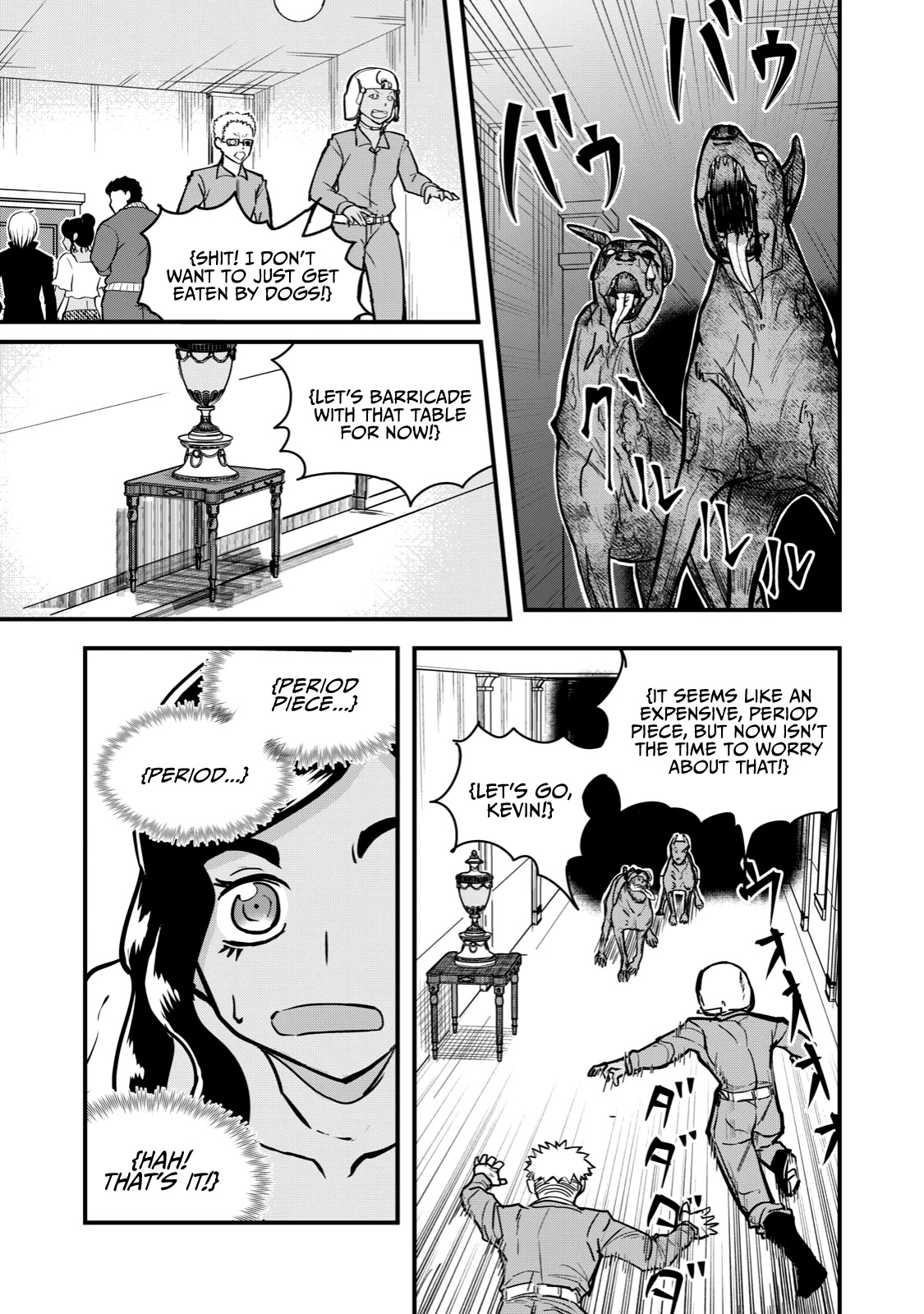A Manga About the Kind of PE Teacher Who Dies at the Start of a School Horror Movie Chapter 61 page 11 - Chapter 61: The type of PE teacher to be killed by a monster that gets in through the window & The type of manor to force you to solve odd puzzles