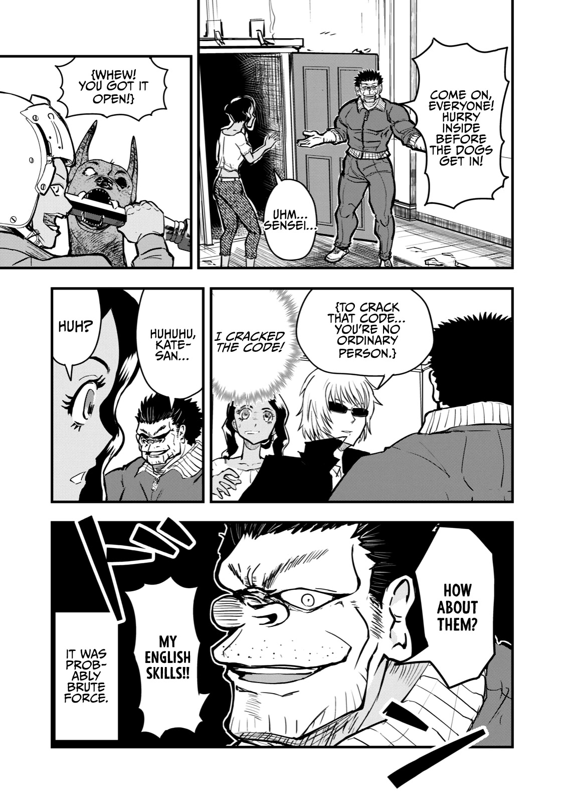 A Manga About the Kind of PE Teacher Who Dies at the Start of a School Horror Movie Chapter 61 page 15 - Chapter 61: The type of PE teacher to be killed by a monster that gets in through the window & The type of manor to force you to solve odd puzzles