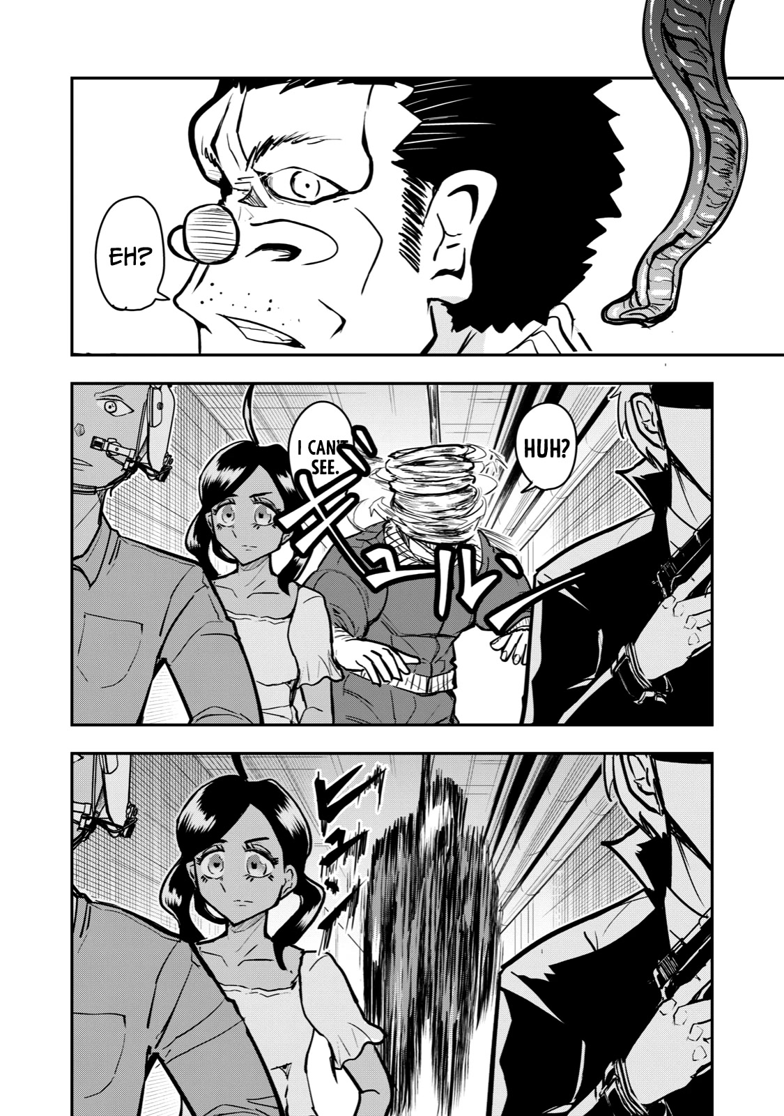 A Manga About the Kind of PE Teacher Who Dies at the Start of a School Horror Movie Chapter 62 page 4 - Chapter 62: The type of PE teacher to suddenly be pulled into the ceiling by a monster while walking at the rear of a group during a panic