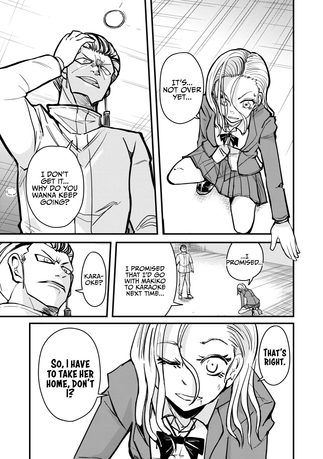 A Manga About the Kind of PE Teacher Who Dies at the Start of a School Horror Movie Chapter 64 page 3 - Chapter 64: The type of supporting character to die while remembering their everyday life's plans
