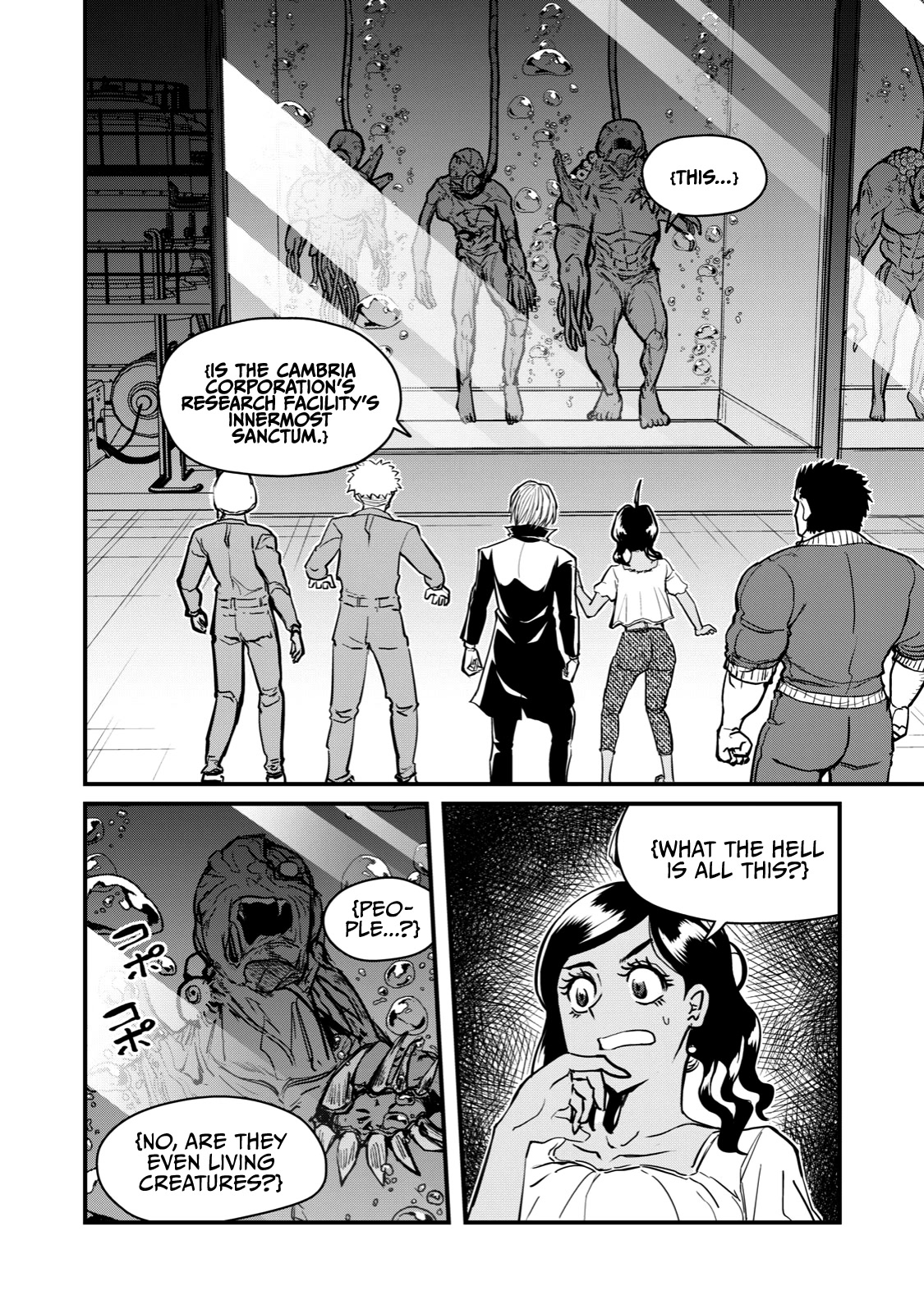 A Manga About the Kind of PE Teacher Who Dies at the Start of a School Horror Movie Chapter 65 page 2 - Chapter 65: The type of PE teacher to beg the enemy for his life and be killed when he thinks he has been saved