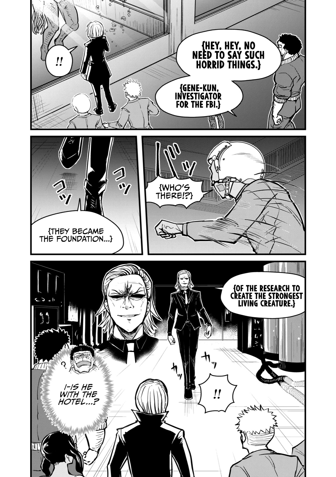 A Manga About the Kind of PE Teacher Who Dies at the Start of a School Horror Movie Chapter 65 page 4 - Chapter 65: The type of PE teacher to beg the enemy for his life and be killed when he thinks he has been saved