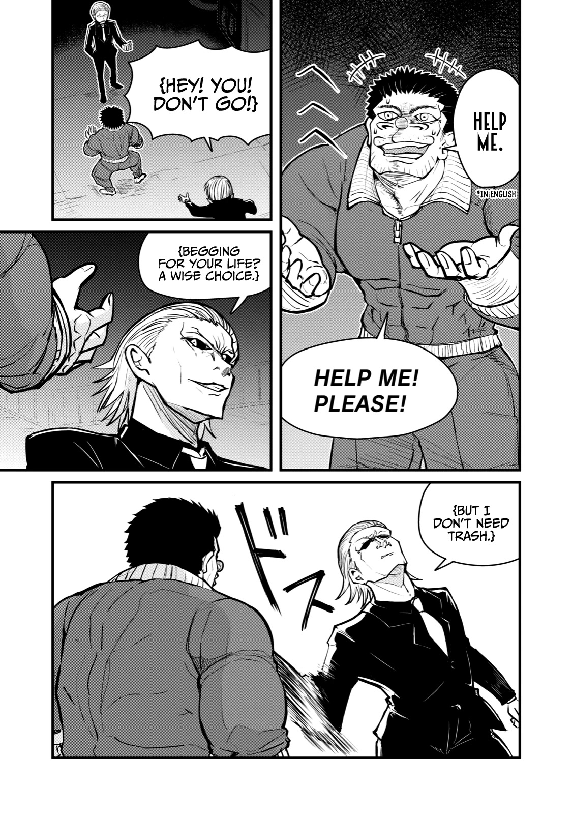 A Manga About the Kind of PE Teacher Who Dies at the Start of a School Horror Movie Chapter 65 page 7 - Chapter 65: The type of PE teacher to beg the enemy for his life and be killed when he thinks he has been saved