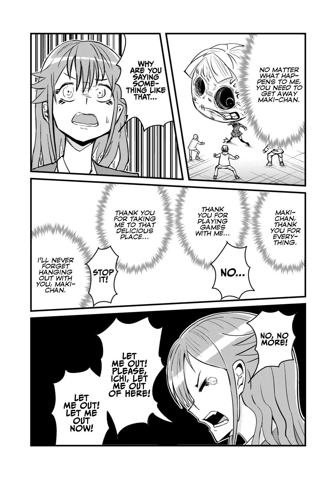 A Manga About the Kind of PE Teacher Who Dies at the Start of a School Horror Movie Chapter 66 page 14 - Chapter 66: The type of supporting character to shatter when they say farewell