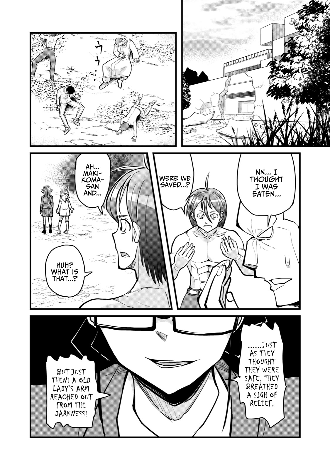 A Manga About the Kind of PE Teacher Who Dies at the Start of a School Horror Movie Chapter 67 page 22 - Chapter 67: The type of monster from a Japanese horror movie that ends with a hug