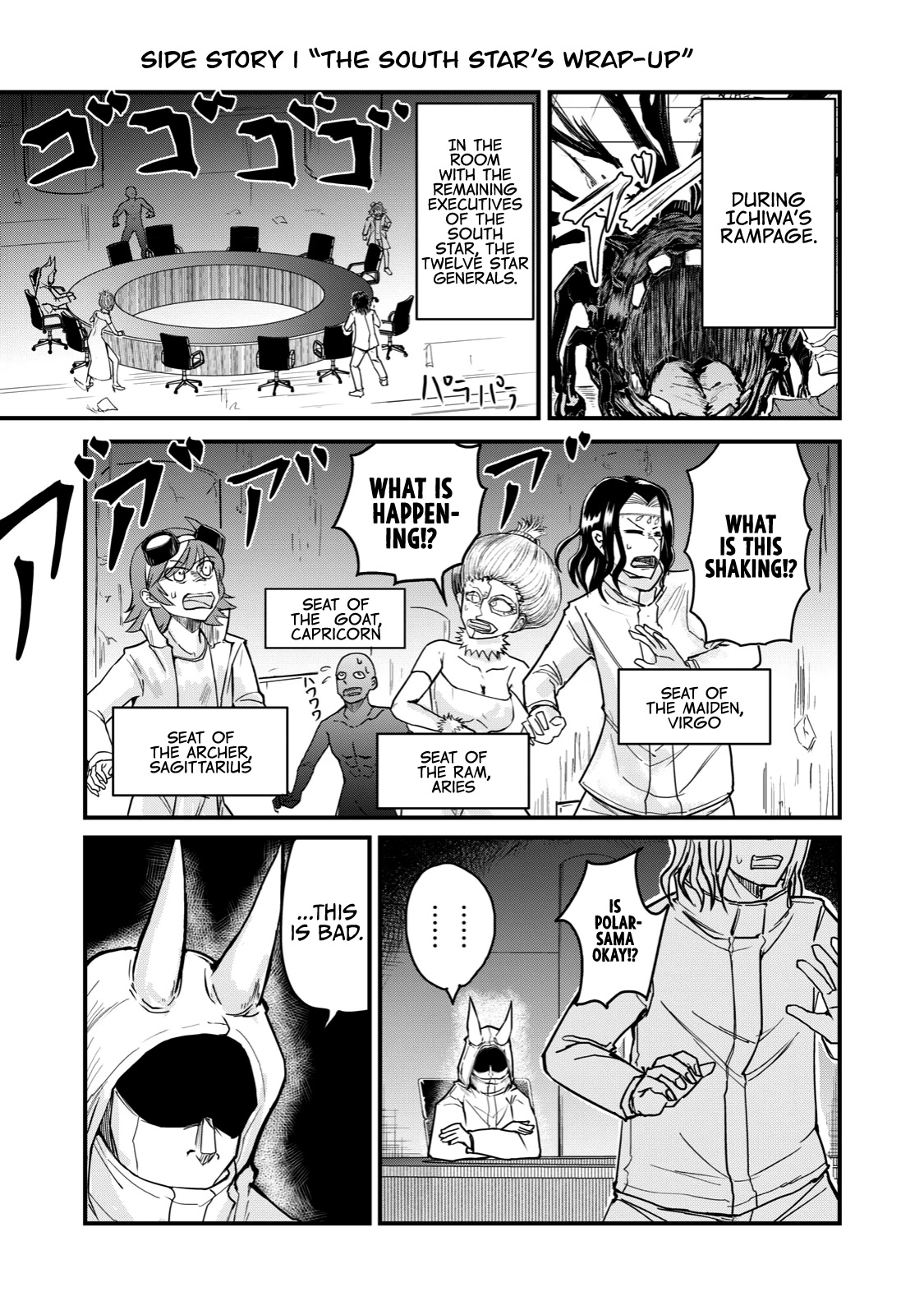 A Manga About the Kind of PE Teacher Who Dies at the Start of a School Horror Movie Chapter 68.5 page 1 - Chapter 68.5: Side Stories