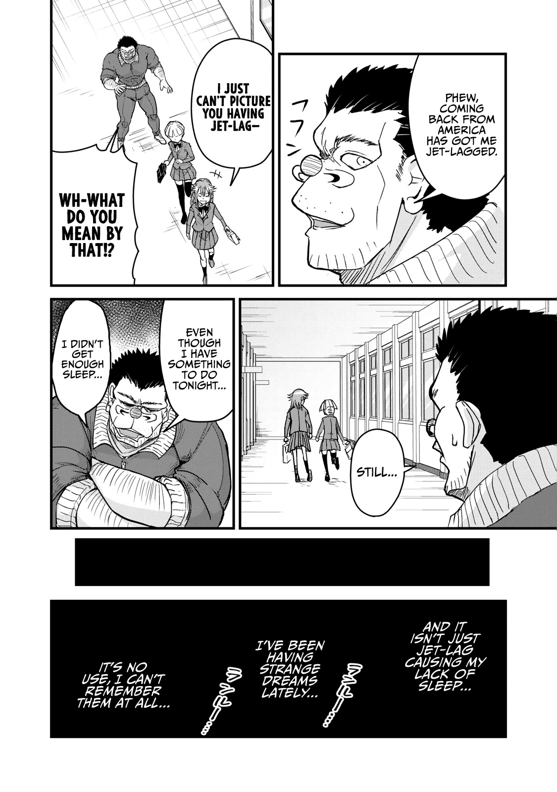 A Manga About the Kind of PE Teacher Who Dies at the Start of a School Horror Movie Chapter 69 page 4 - Chapter 69: The type of PE teacher to die to a 'Nightmare in Boutou Town'