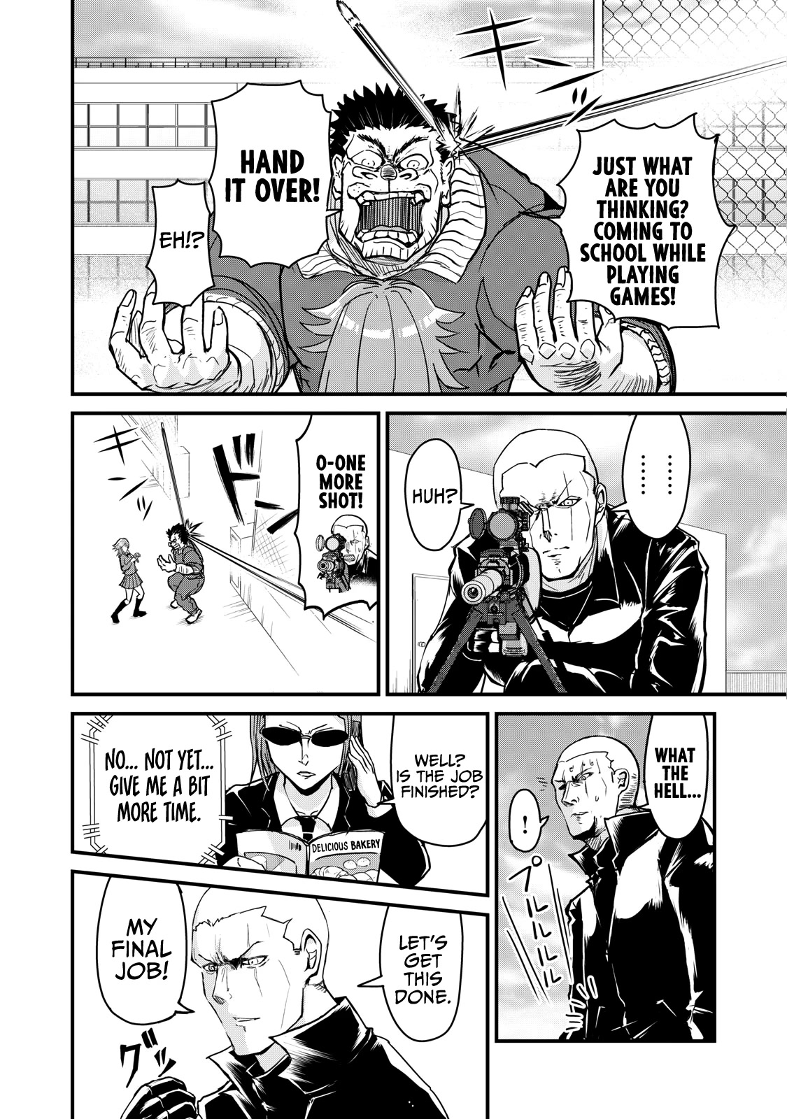 A Manga About the Kind of PE Teacher Who Dies at the Start of a School Horror Movie Chapter 70 page 6 - Chapter 70: The type of assassin to talk about his hopes and dreams in the line of duty and die