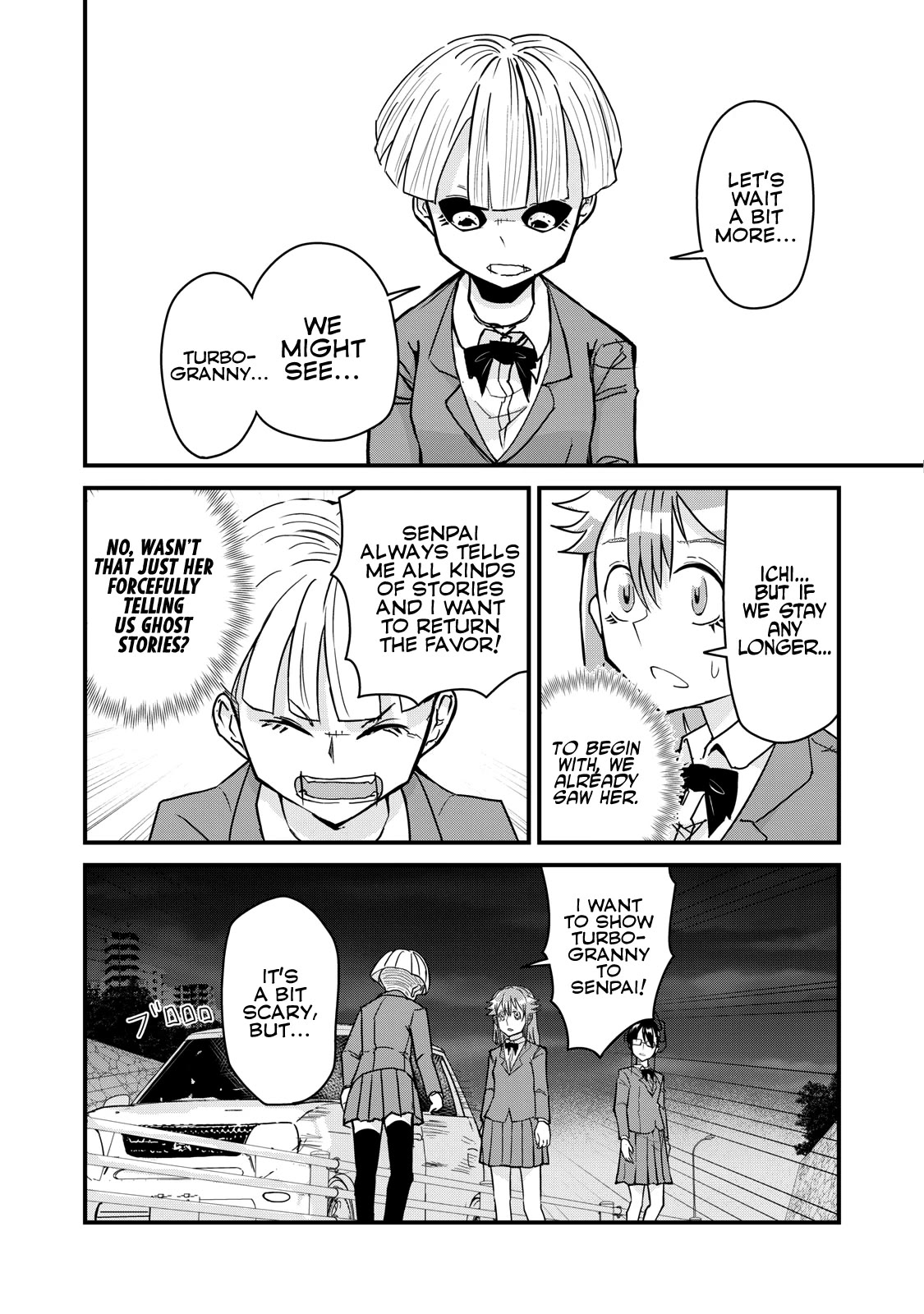 A Manga About the Kind of PE Teacher Who Dies at the Start of a School Horror Movie Chapter 71 page 14 - Chapter 71: The type of PE teacher to be killed by Turbo-Granny