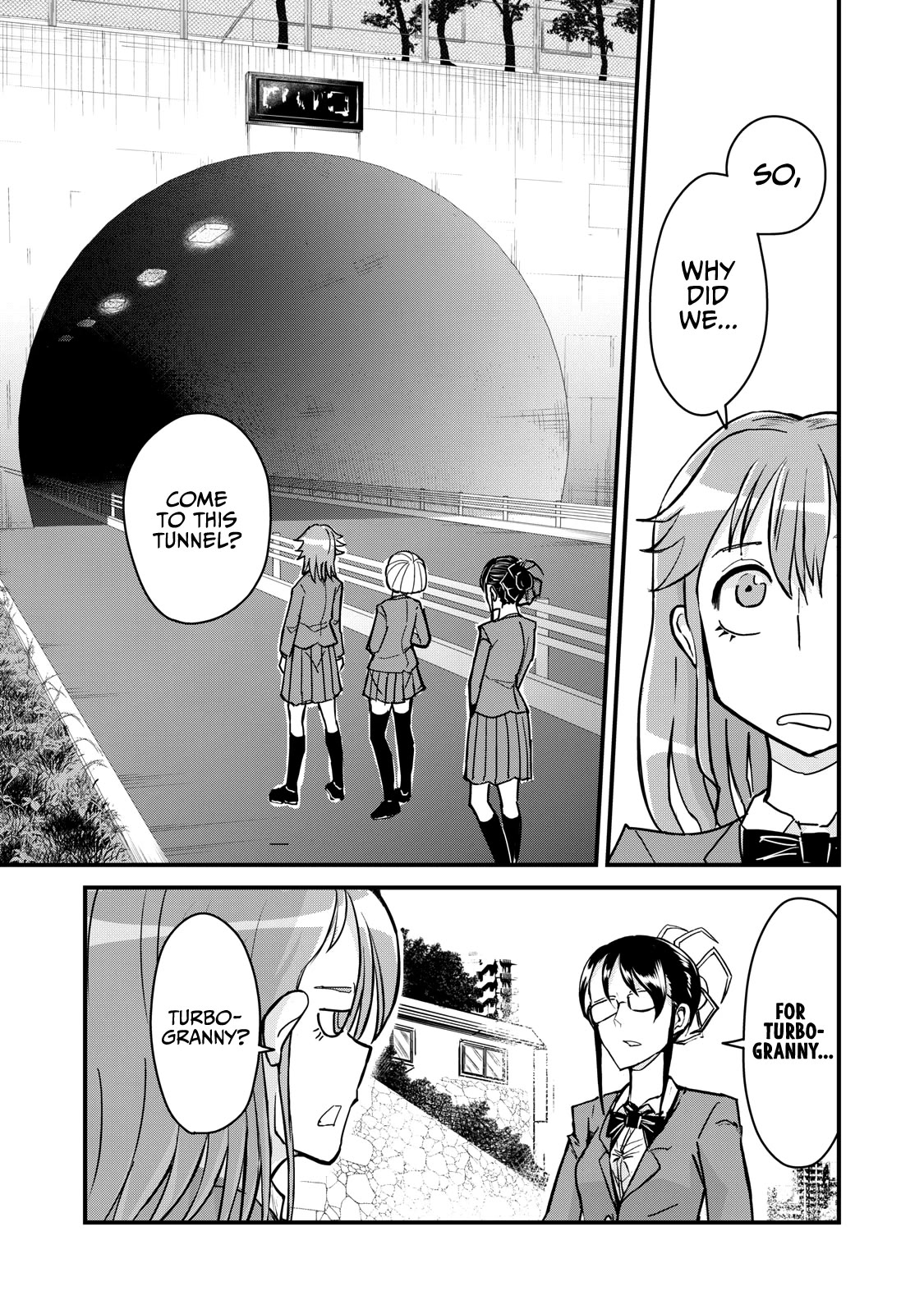 A Manga About the Kind of PE Teacher Who Dies at the Start of a School Horror Movie Chapter 71 page 3 - Chapter 71: The type of PE teacher to be killed by Turbo-Granny
