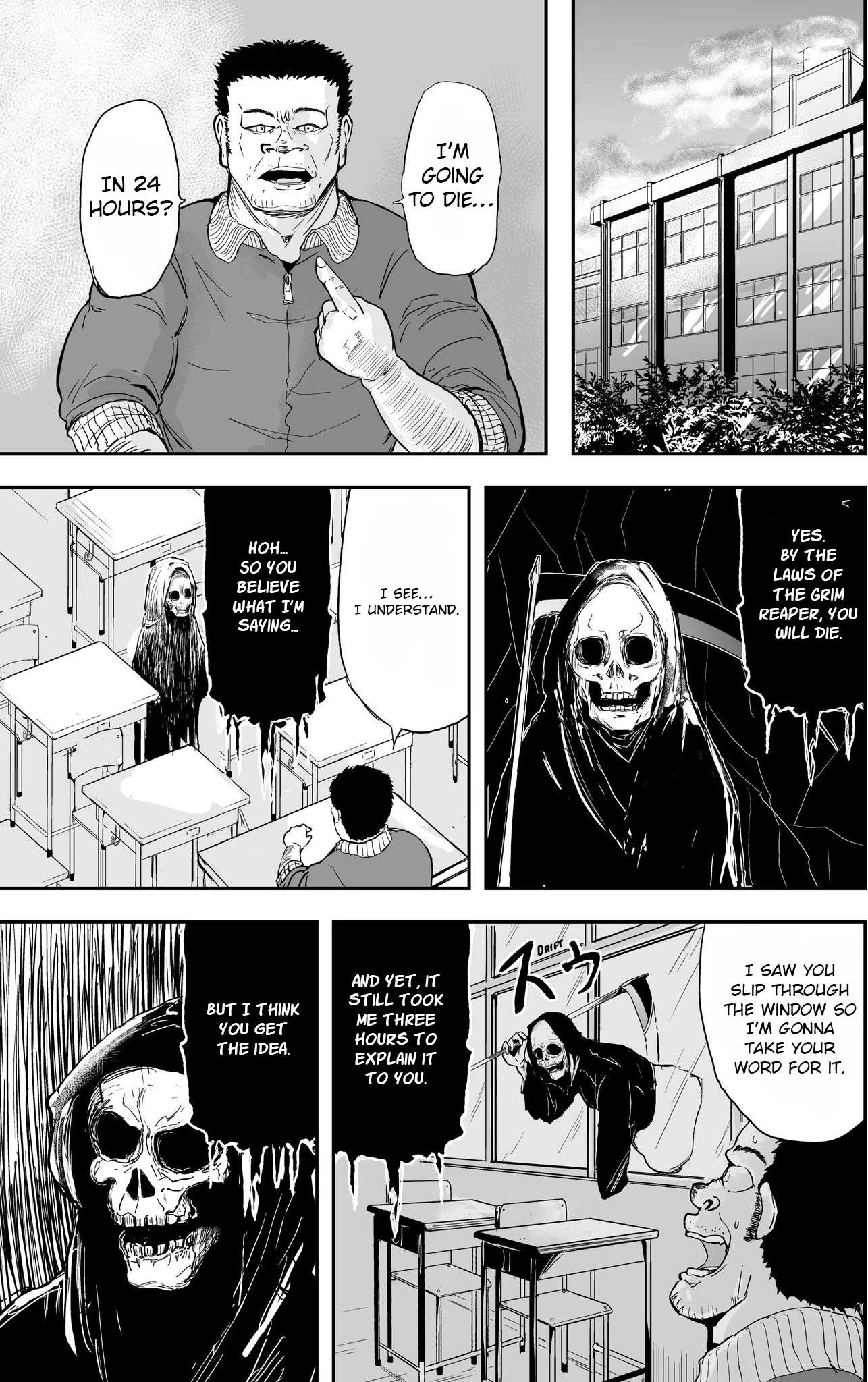 A Manga About the Kind of PE Teacher Who Dies at the Start of a School Horror Movie Chapter 8 page 1 - Chapter 8