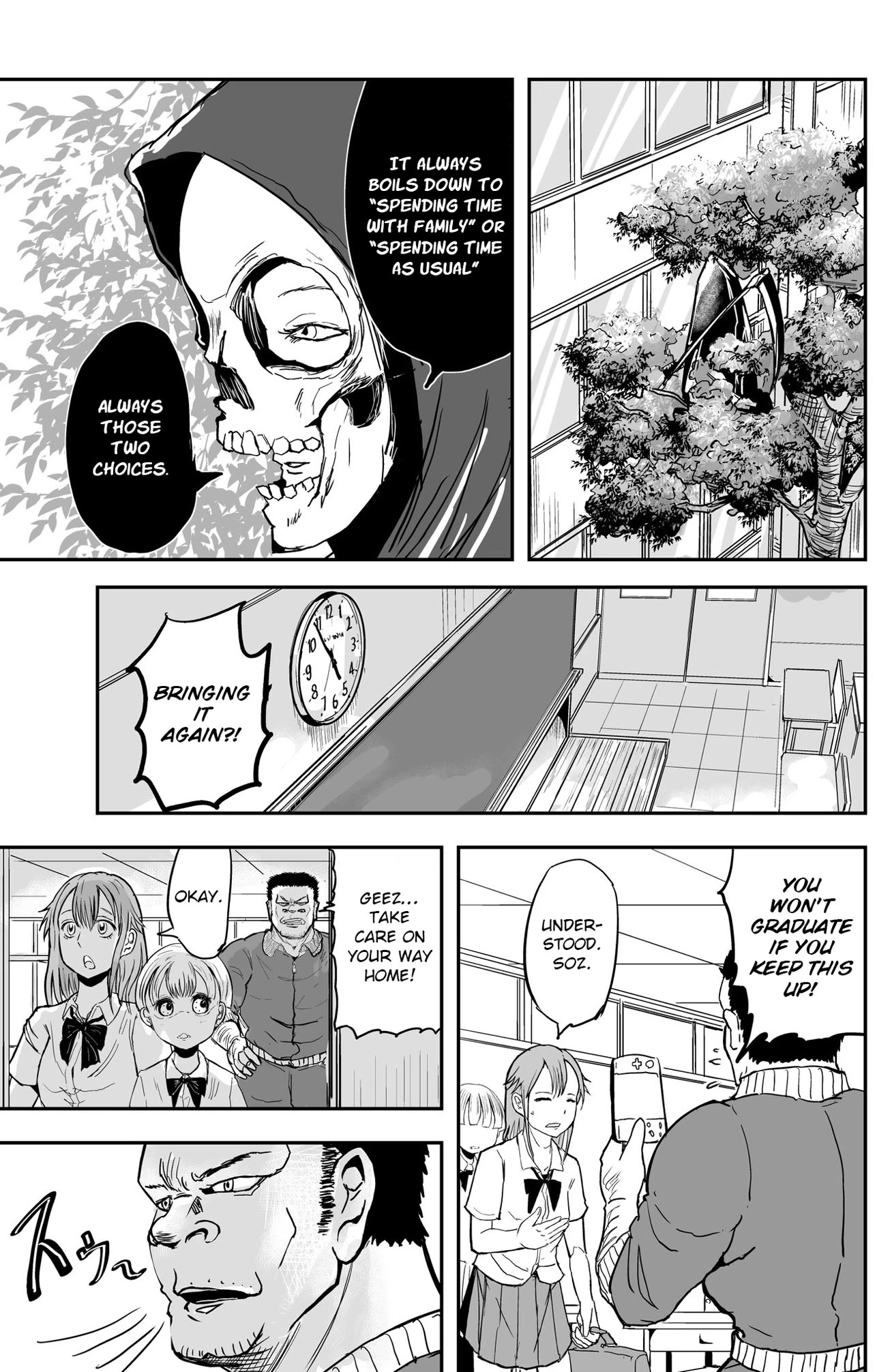 A Manga About the Kind of PE Teacher Who Dies at the Start of a School Horror Movie Chapter 8 page 3 - Chapter 8