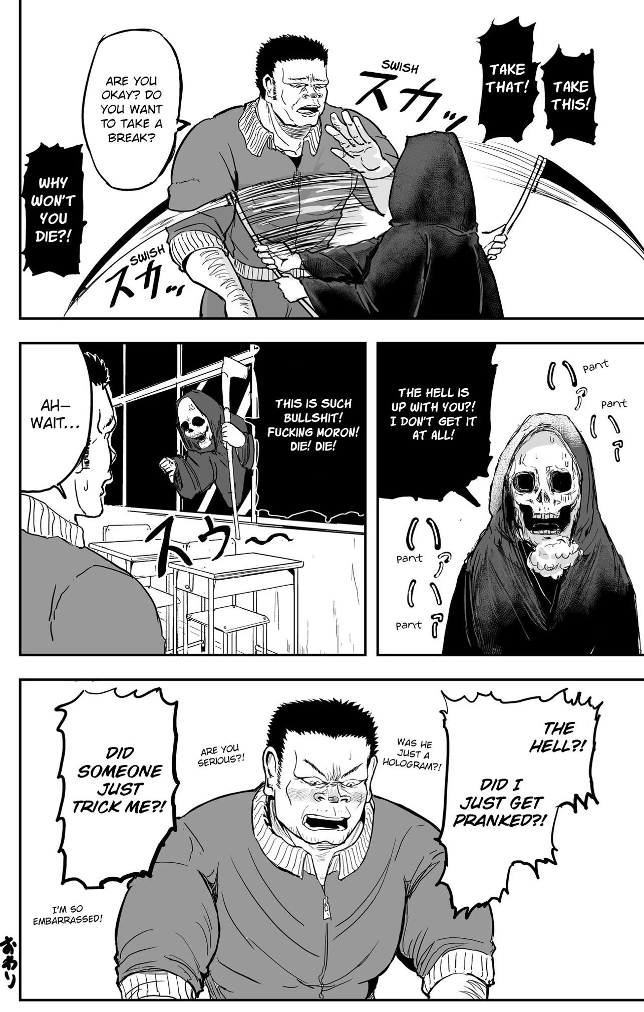 A Manga About the Kind of PE Teacher Who Dies at the Start of a School Horror Movie Chapter 8 page 8 - Chapter 8