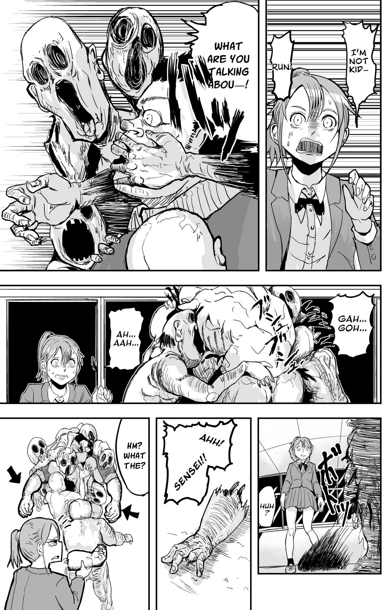 A Manga About the Kind of PE Teacher Who Dies at the Start of a School Horror Movie Chapter 9 page 3 - Chapter 9