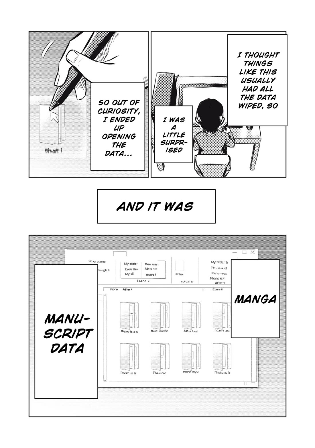 A Manga Someone Drew Chapter 1 page 3 - Chapter 1: The Face You Shouldn't Look At