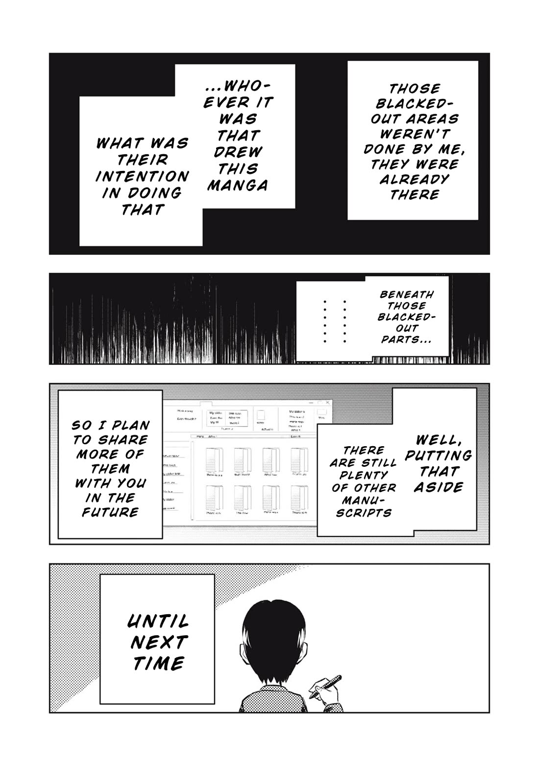 A Manga Someone Drew Chapter 1 page 34 - Chapter 1: The Face You Shouldn't Look At