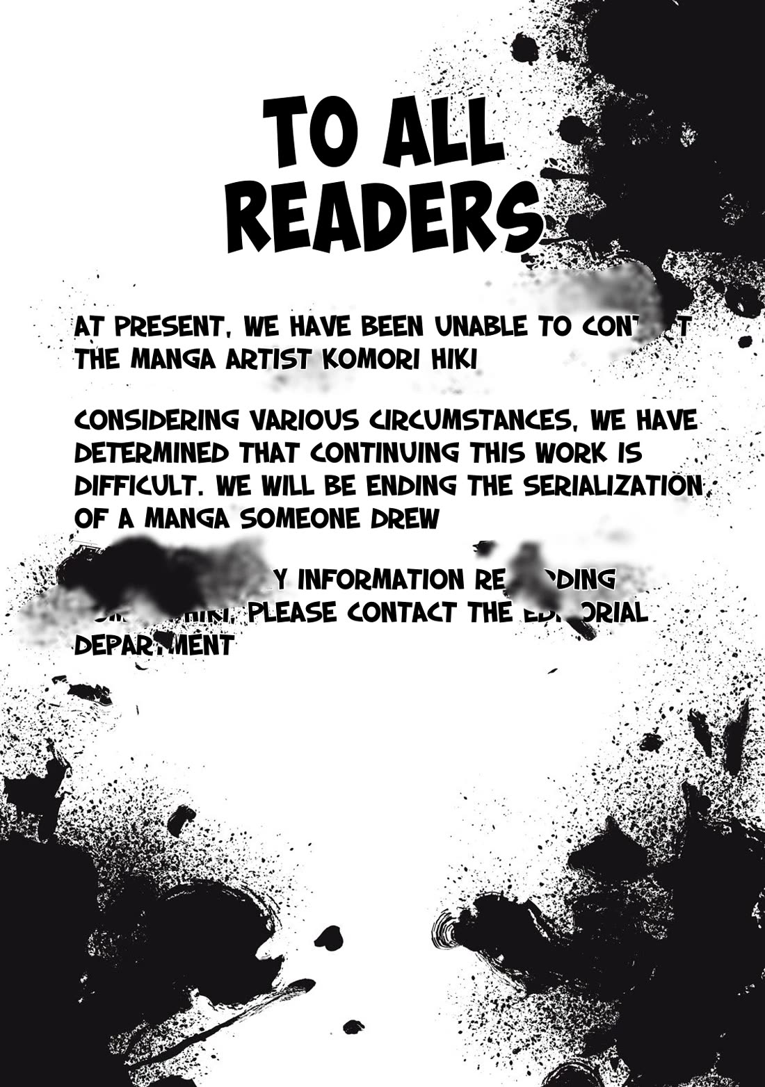 A Manga Someone Drew Chapter 23 page 1 - Chapter 23: Untitled [END]