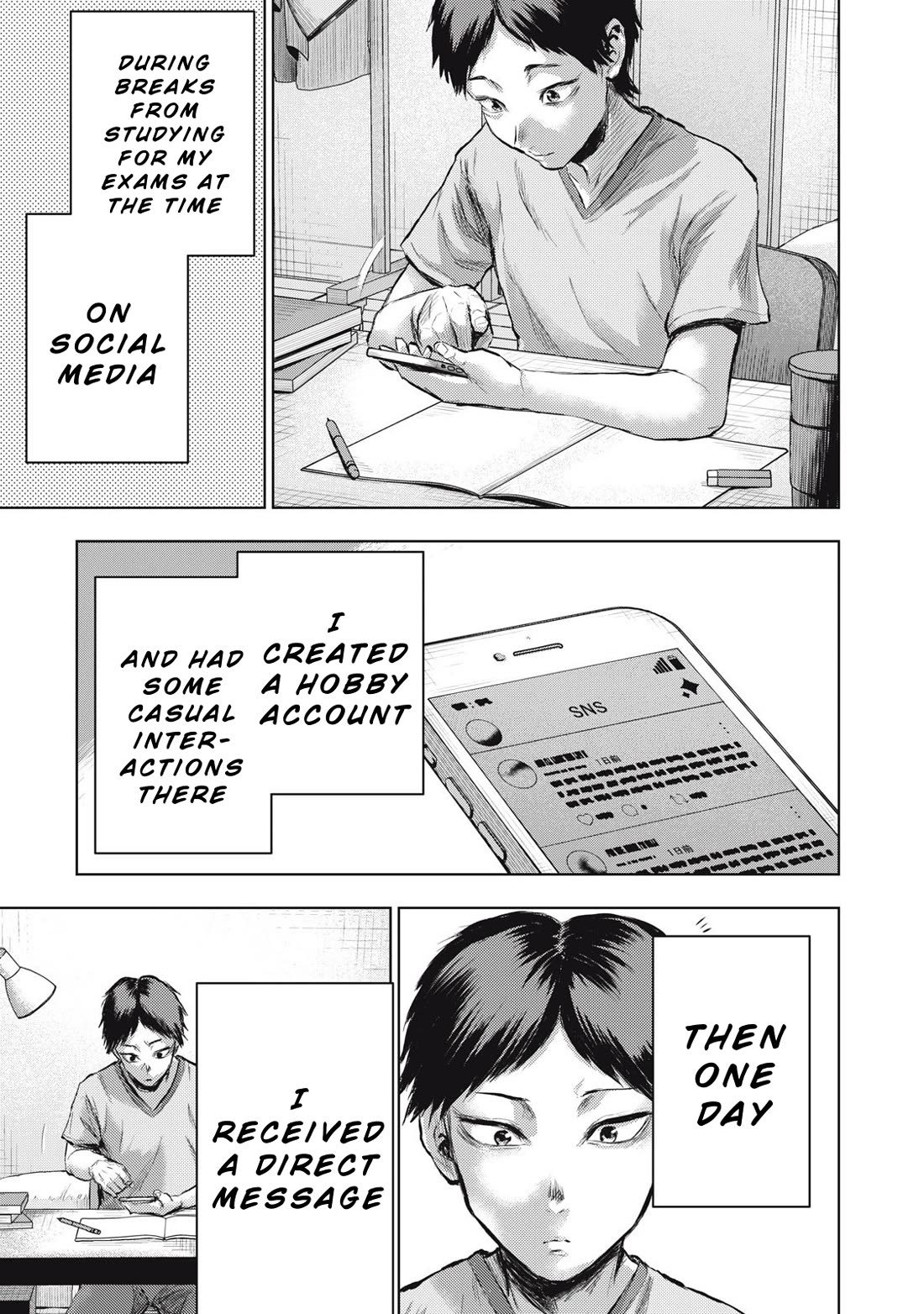 A Manga Someone Drew Chapter 6 page 1 - Chapter 6: Direct Message