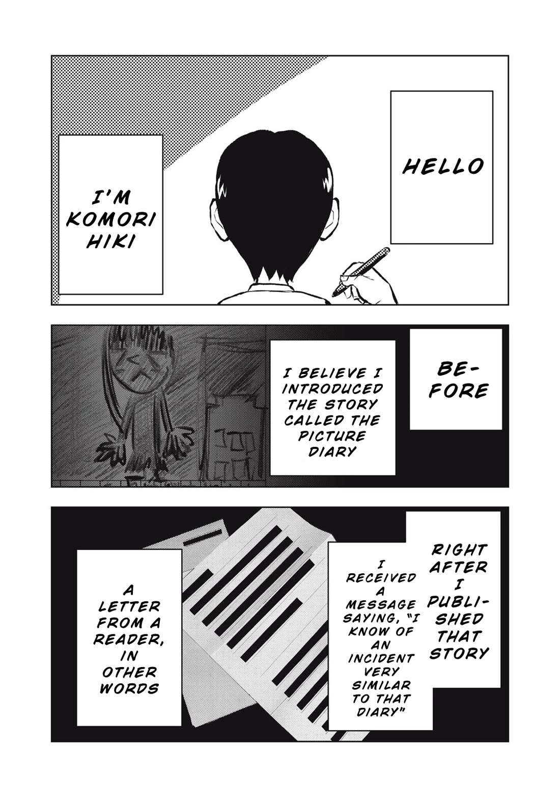 A Manga Someone Drew Chapter 7 page 1 - Chapter 7: Status Report
