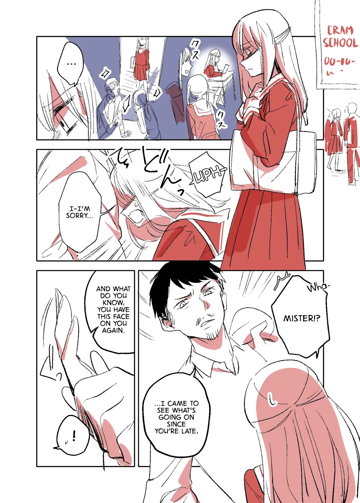 A Manga Where an Old Man Teaches Bad Things to a ●-School Girl Chapter 2 page 1 - Chapter 2