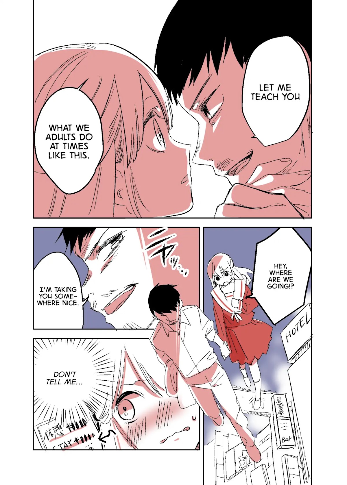 A Manga Where an Old Man Teaches Bad Things to a ●-School Girl Chapter 2 page 2 - Chapter 2