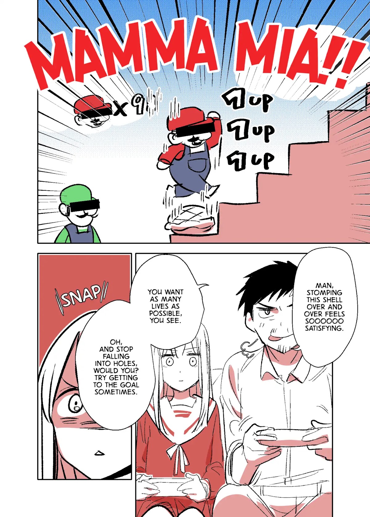A Manga Where an Old Man Teaches Bad Things to a ●-School Girl Chapter 3 page 3 - Chapter 3