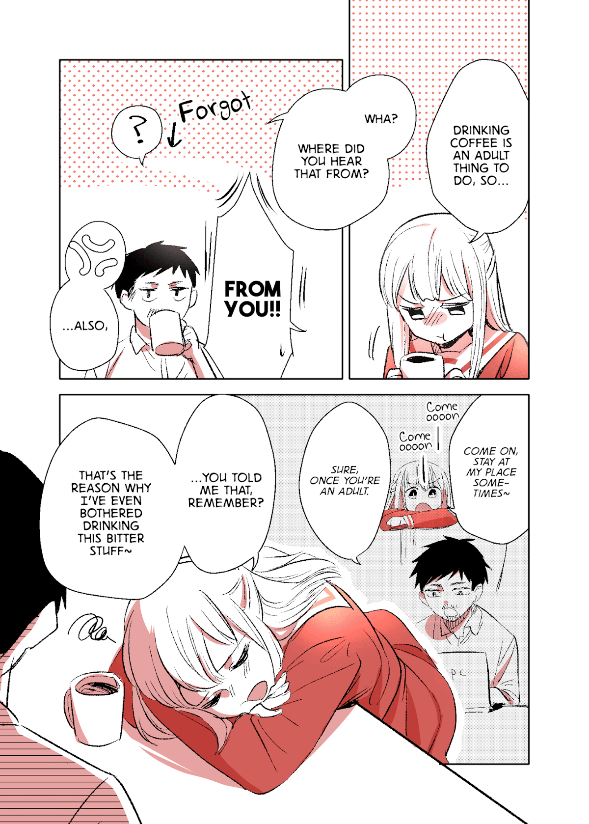 A Manga Where an Old Man Teaches Bad Things to a ●-School Girl Chapter 4 page 3 - Chapter 4