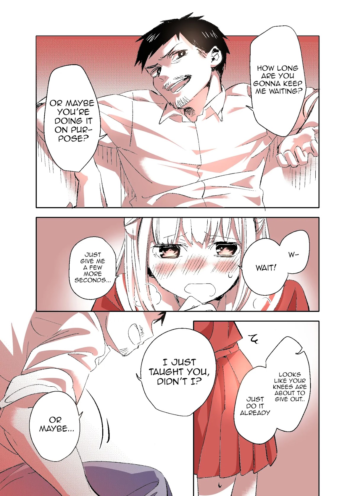 A Manga Where an Old Man Teaches Bad Things to a ●-School Girl Chapter 6 page 1 - Chapter 6